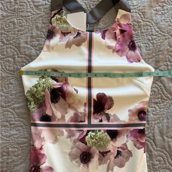 NWT Ted Baker Nanina Neapolitan Print Floral Sheath Dress size 4 - Picture 14 of 17